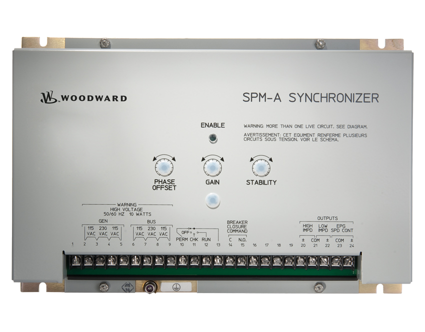 Woodward Digital Synchronizing System SPM-D11 P/N 8440-1713D Rev. C 