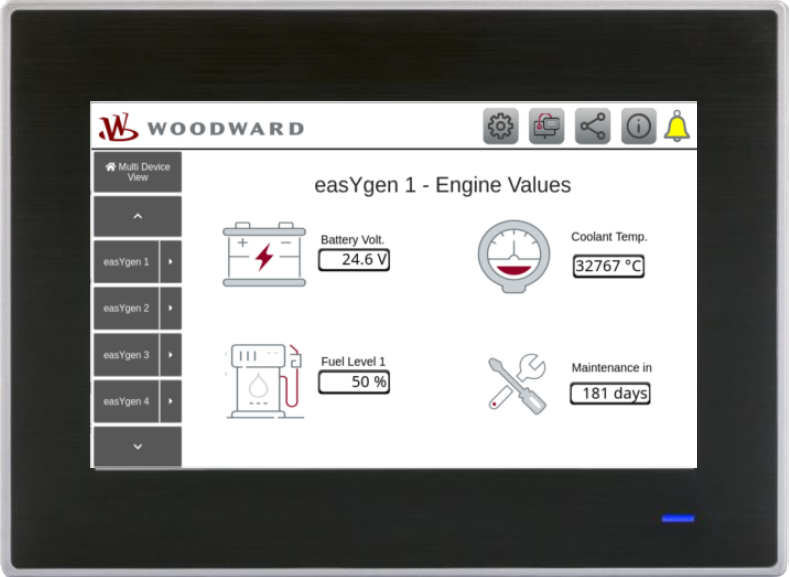 easYview screen