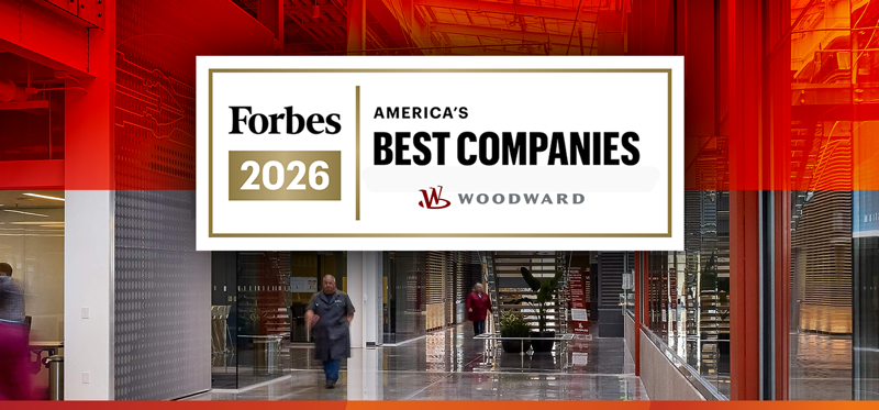 Woodward Named to 2026 Forbes Best Companies List