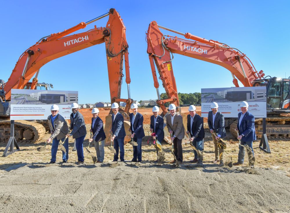 Golden shovels at groundbreaking event in Spartanburg