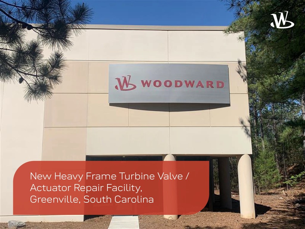 New Heavy Duty Gas Turbine Valve and Actuator Service Facility in Greenville, SC