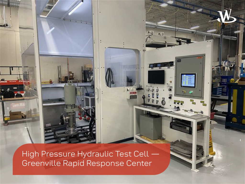 High Pressure Hydraulic Test Cell